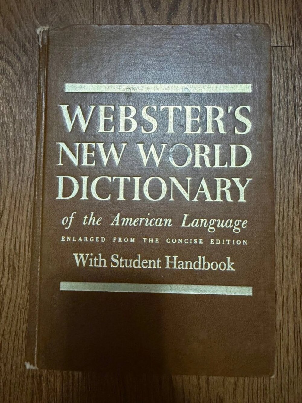 Item #739 Webster's New World Dictionary 1972 Senior Edition HC